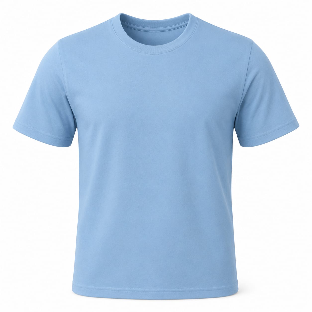 100% Cotton Plain T-Shirt for Kids – Ocean Blue